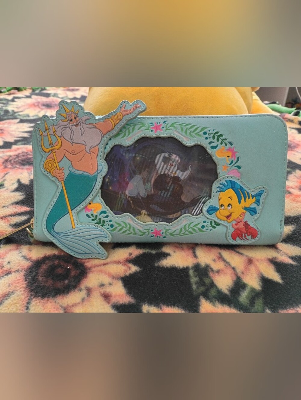 Loungefly Disney The Little Mermaid Princess Lenticular Zip-Around Wallet